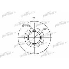 PBD3095 PATRON Тормозной диск
