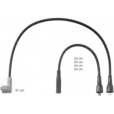 0300890796 BERU Комплект проводов зажигания