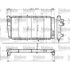 730054 VALEO Радиатор, охлаждение двигателя