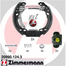 20990.124.3 ZIMMERMANN Комплект тормозных колодок