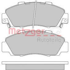 1170373 METZGER Комплект тормозных колодок, дисковый тормоз