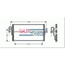 1621901 KUHLER SCHNEIDER Конденсатор, кондиционер