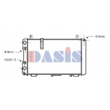 060410N AKS DASIS Радиатор, охлаждение двигателя
