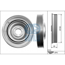 515915 RUVILLE Ременный шкив, коленчатый вал