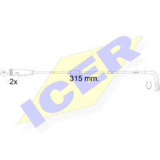 610549 E C ICER Сигнализатор, износ тормозных колодок