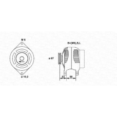 943356553010 MAGNETI MARELLI Генератор