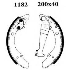 01182 BSF Комплект тормозных колодок