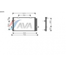 AU5078 AVA Конденсатор, кондиционер