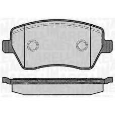363916060347 MAGNETI MARELLI Комплект тормозных колодок, дисковый тормоз