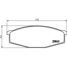 89009100 TEXTAR Комплект тормозов, дисковый тормозной механизм