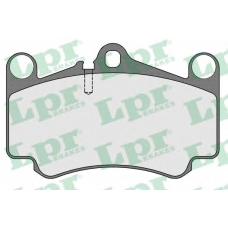 05P1588 LPR Комплект тормозных колодок, дисковый тормоз