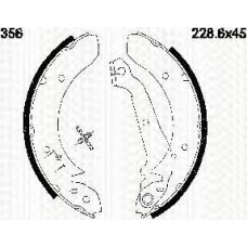 8100 10356 TRIDON Brake shoes