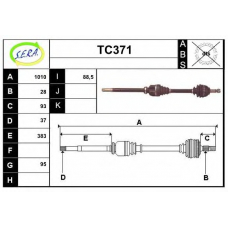 TC371 SERA Приводной вал