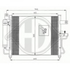 8683200 DIEDERICHS Конденсатор, кондиционер