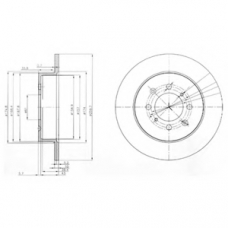 BG3793 DELPHI Тормозной диск