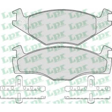 05P591 LPR Комплект тормозных колодок, дисковый тормоз