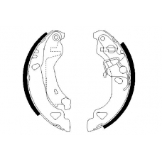 0 986 487 317 BOSCH Комплект тормозных колодок