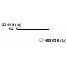 142458 ERNST Труба выхлопного газа