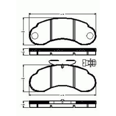 142.20 REMSA 142 20_=fdb941=571521b=153 020-sx !колодки дисковые п.\ mb 100 91-96/130/140 all 87]