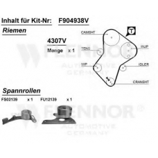 F914512V FLENNOR Комплект ремня грм