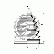 QJB930 QH Benelux Комплект пылника, приводной вал