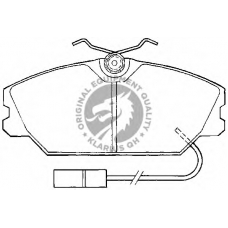 BP458 QH Benelux Комплект тормозных колодок, дисковый тормоз