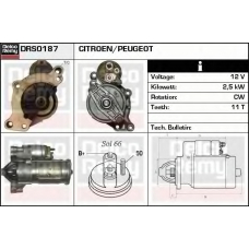DRS0187 DELCO REMY Стартер