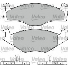 598513 VALEO Комплект тормозных колодок, дисковый тормоз