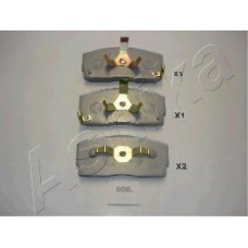 50-06-606 Ashika Комплект тормозных колодок, дисковый тормоз
