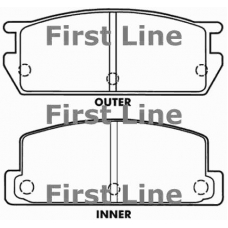 FBP1369 FIRST LINE Комплект тормозных колодок, дисковый тормоз