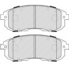 FSL4112 FERODO Комплект тормозных колодок, дисковый тормоз