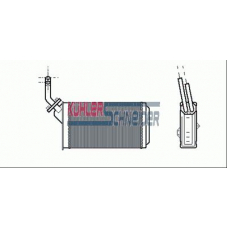 1591701 KUHLER SCHNEIDER Теплообменник, отопление салона