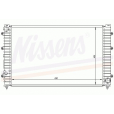 60492 NISSENS Радиатор, охлаждение двигателя