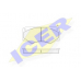 140279 ICER Комплект тормозных колодок, дисковый тормоз