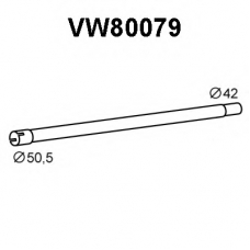 VW80079 VENEPORTE Труба выхлопного газа