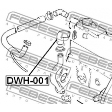 DWH-001 FEBEST Трубка охлаждающей жидкости