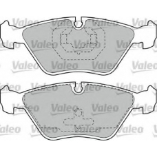 551722 VALEO Комплект тормозных колодок, дисковый тормоз