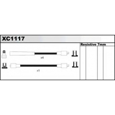 XC1117 QUINTON HAZELL Комплект проводов зажигания