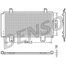 DCN51007 DENSO Конденсатор, кондиционер