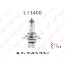 L11400 LYNX L11400 h4 12v100/80w p43t-38 лампа автомоб. lynx