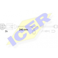 610546 E C ICER Сигнализатор, износ тормозных колодок