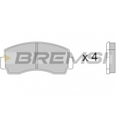 BP2168 BREMSI Комплект тормозных колодок, дисковый тормоз