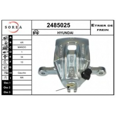 2485025 EAI Тормозной суппорт