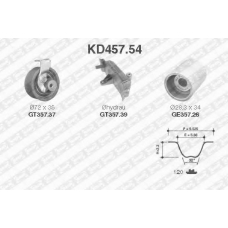 KD457.54 SNR Комплект ремня грм