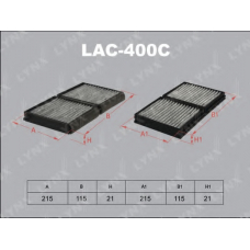 LAC-400C LYNX Lac400c cалонный фильтр lynx