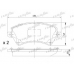 PD15.502 FRIGAIR Комплект тормозных колодок, дисковый тормоз