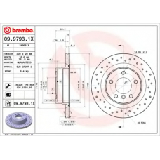 09.9793.1X BREMBO Тормозной диск