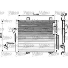 816863 VALEO Конденсатор, кондиционер