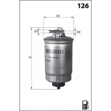 G47 MECAFILTER Топливный фильтр