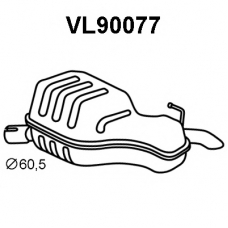 VL90077 VENEPORTE Глушитель выхлопных газов конечный